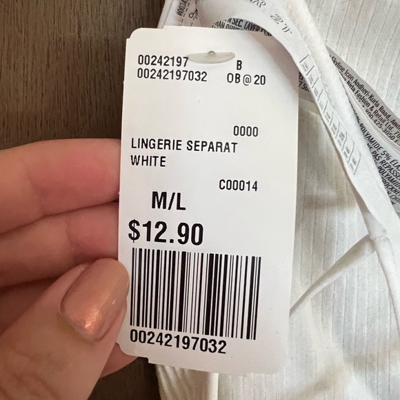 Forever 21 Ribbed Square Neck Caged Back Bodysuit - Picture 5 of 5